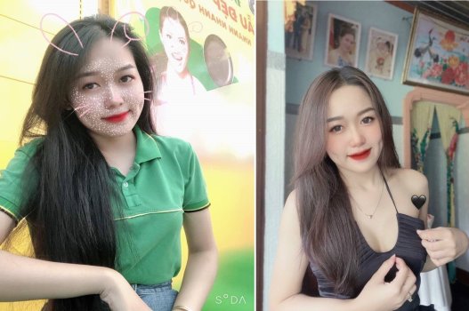 Cô nhân viên bách hoa xanh xinh đẹp bị phát hiện khi đang quan hệ tình dục