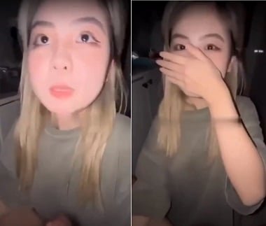 Em tóc vàng đang thực hiện BJ bất ngờ vì bị quay lén